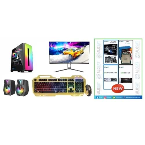 i7-6700 İŞLEMCİ ASUS H270 ANAKART 16 GB DDR4 RAM 256 GB NVME M.2 SSD Revenge Colorful 1 Fanlı 10 Modlu Rgb Gaming Oyuncu Kasası THULL TGC-APX27165C Apex 27