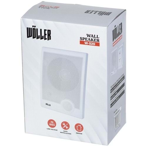 WÖLLER W-520 16 Cm 20W 100V Sütun Hoparlör