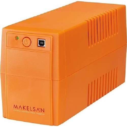 MAKELSAN LION 650 VA (1x12V 7AH Akü) Turuncu Line Interactive 5/10 dk UPS