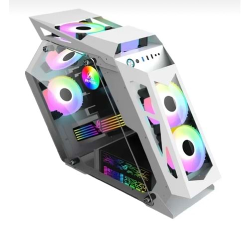 Revenge Darth Vader 6 Rgb Fanlı Cam Panel Robotik Kasa M-Atx Gaming Oyuncu Bilgisayar Kasası