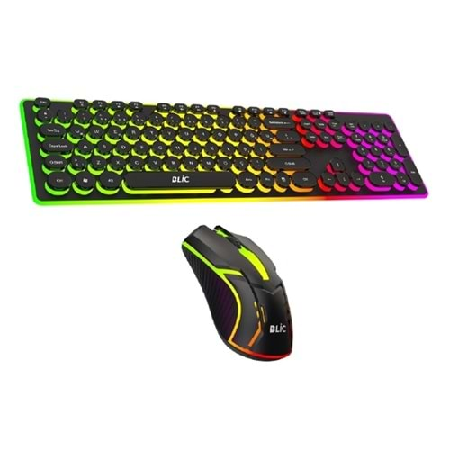 Blic Bkb8 RGB Gaming Kablolu Klavye | Mouse Set