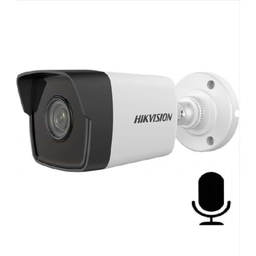 HIKVISION DS-2CD1023G0-IUF 1/2.8 PS CMOS 2MP 2.8mm POE Sesli Bullet IP Güvenlik Kamera