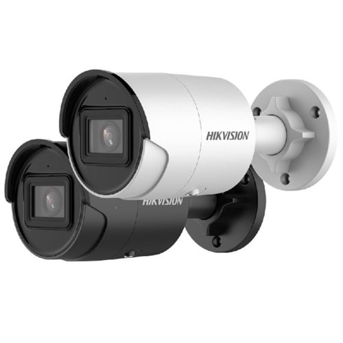 Hikvision DS-2CD2083G2-IU 8MP IP IR Bullet Kamera 8MP Çözünürlük, 2.8mm Sabit Lens, 120db WDR, 40 metre Gece Görüş mesafesi, H.265, H.265+, H.264+ Video Sıkıştırma, Hat İhlali, İzinsiz Giriş İhlali, İnsan ve Araç Ayrımı, 12V DC ve PoE, IP67 Koruma Sı