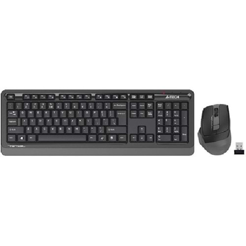 A4 TECH FG1035 Q Türkçe Kablosuz Gri 2000dpi Klavye+ Mouse