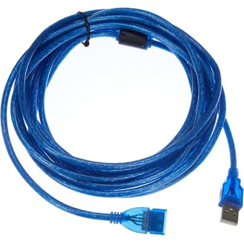 ROSE Rc-330-10METRE USB 2.0 Uzatma Kablo Mavi