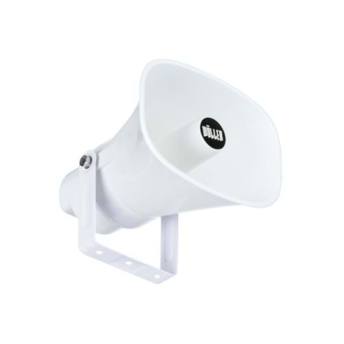 Wöller W-730 Horn Speaker Hat Trafolu Horn HoparlörGüç Kapasitesi: 30Watt Max.Empedans: 8ΩHat Voltajı:70-100VKademe Seçenekleri:15/30WIP66 Su GeçirmezFrekans Tepkisi: 250-8000HzHassaslık: 110dBBoyut: 240*220*165 mm