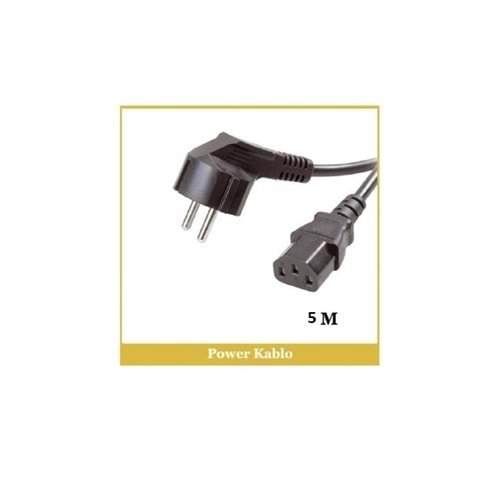 5Metre Power Kablo Bilgisayar Monitör Kablo