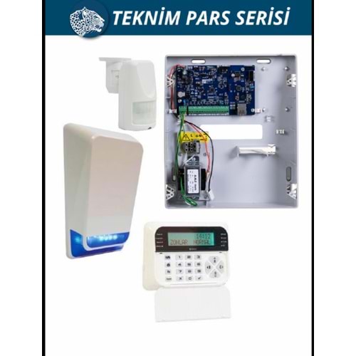 TEKNİM TSP-5334LCD Kablolu Alarm Seti ETHERNET/NETWORK AKÜ HARİÇ