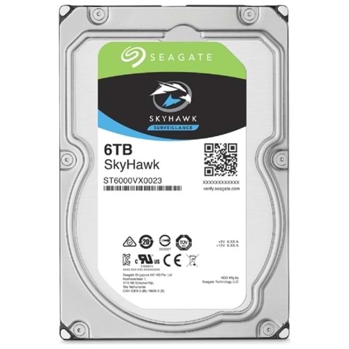 6TB SEAGATE Yenilemiş 256MB 7/24 RV ST6000VX0023