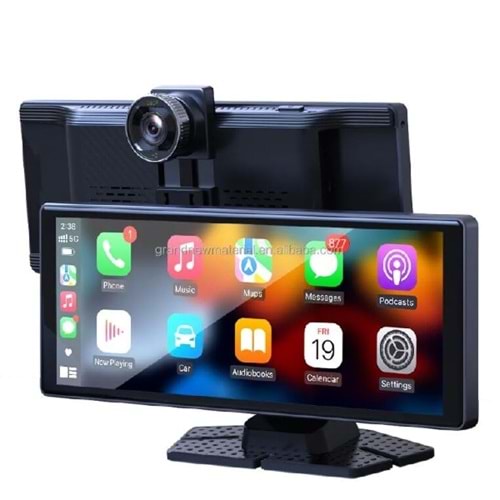 ALOSSAT 4K ANDROİD YK3507 10.26 inç Multimedia Özelli Dokunmatik Çift Kamera Araç Ekranı