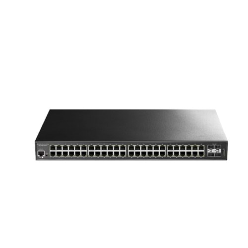 CUDY GS2048PS4-720W 48 Port 10/100/1000 Yönetilebilir (L2) 4 SFP (10GB) Rack mount (48 Port Poe++) 720W Switch