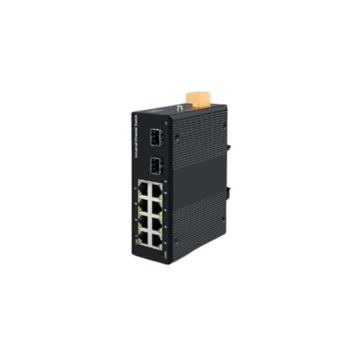 ALOSAT GD5908 8Port 10/100/1000 Yönetilemez 2 SFP (1GB) Endüstriyel Tip (-30°C+75°C) (8 Port Poe+) Power Supply: DC 12-52V