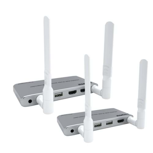ALOSAT EX5615 200Metre HDMI KVM WİRELESS EXTENDER RX-TX SET