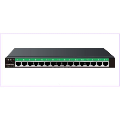 ALOSAT GD-1650 16PORT GIGABIT BULUT YÖNETİLEBİLİR SWİTCH