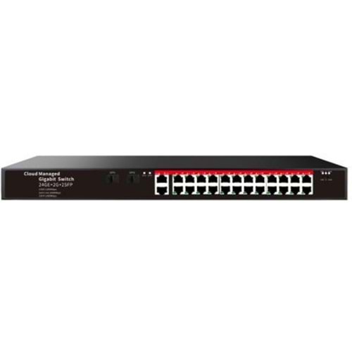 ALOSAT GP-2433 24PORT+2SFP GIGABIT BULUT YÖNETİLEBİLİR ETHERNET SWİTCH