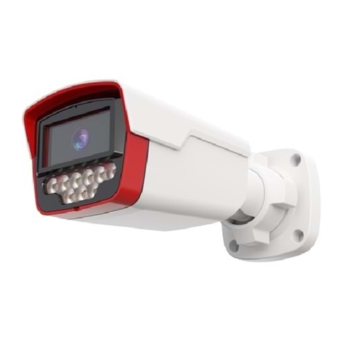ALOSAT 5MP H5-5247SPW4 AHD 3.6MM Bullet Dahili ses Gece Renkli 8Warm Light LED AHD 5MP Güvenlik Kamera PLASTIK KASA 5Mp Sabit Lens, 1/2,7