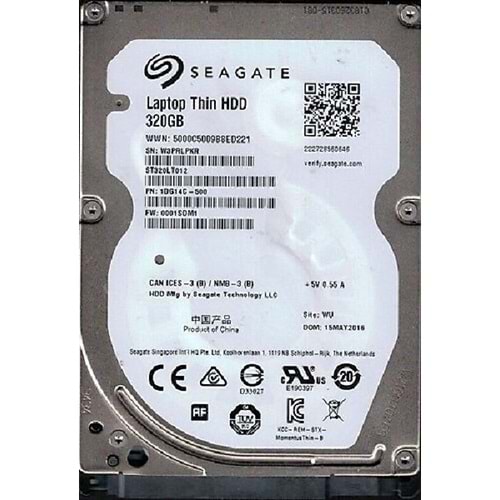 500GB Seagate HDD 2.5 