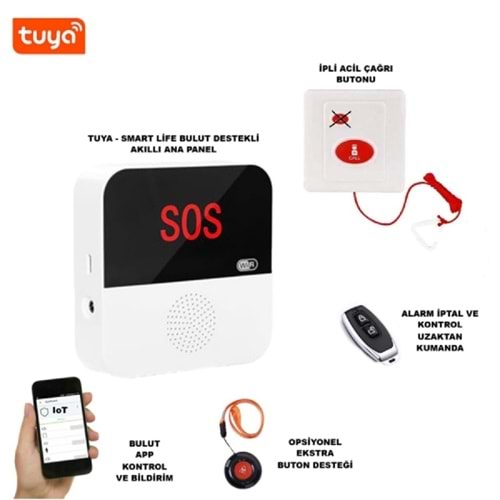 ALOSAT AKILLI HEMŞİRE - ACİL ÇAĞRI SİSTEMİ TUYA - SMART LİFE BULUT APP