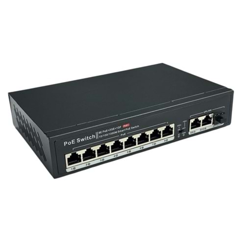 ALOSAT 8PORT 8+2+1 SFP UPLİNK 1000 POE Switch 110W