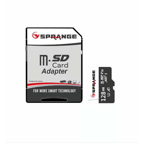 Sprange SM128 Tf Card 128GB Hafıza Kartı High SpeedClass 104K Ultra HDUHS-3TF Kart + SD Adaptör