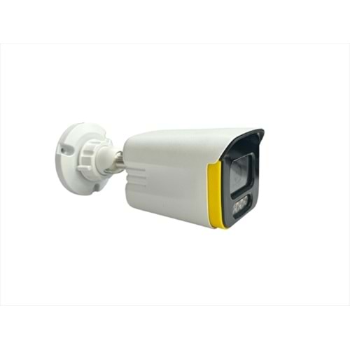 ALOSAT 2MP H2-9927MSW4 AHD 2.8MM SESLİ Bullet Gece Renkli 4Warm Light LED AHD 2MP Güvenlik Kamera MATAL KASA 5Mp Sabit Lens, 1/2,7