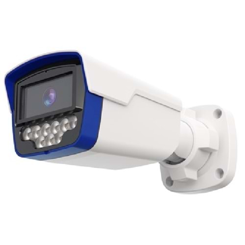 ALOSAT IP 5MP P5-6822ESMW4 2,8MM Bullet METAL KASA Gece Renkli 8Warm Light LED H.265 Dahili ses PoE