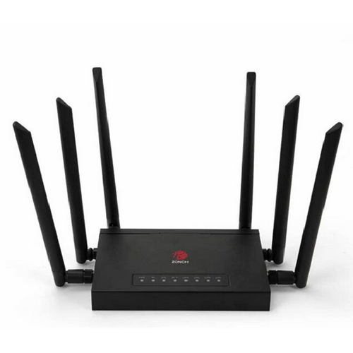 Zonch 4G/5G WI-FI Router 300 Mbps 6 High Gain Antennas Plug & Play B825 PK