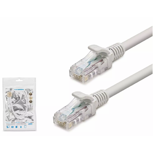 HADRON HDX5027 Cat5 Ethernet Patch Kablosu 100 Mbps 100 MHz 50 cm - Gri