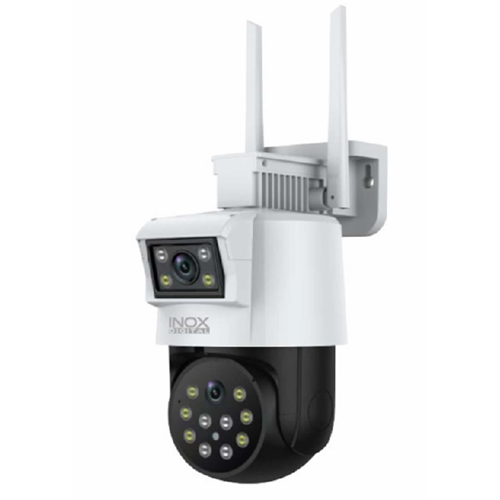 INOX-X102 3+3MP DUAL LENS WİFİ KAMERA HİEASY 6 MP 2 Kameralı Akıllı Wi-Fi Güvenlik Kamerası (1 Sabit + 1 PTZ – IP66)