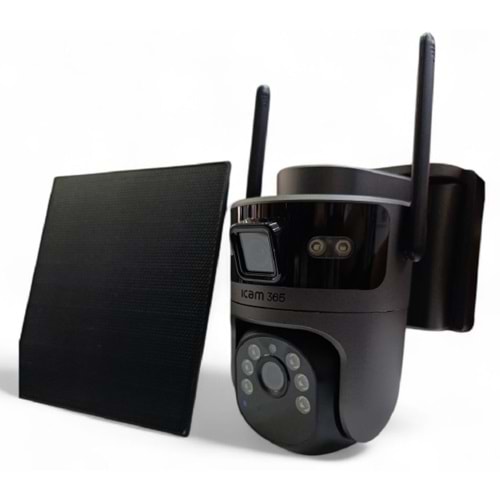 ICAM365 A444 4G AOV GÜNEŞ ENERJİLİ İNTERNET KAMERASI 4MP+4MP Full HD: 2560*1440 piksel ile keskin görüntüler ve canlı detaylar sunar.