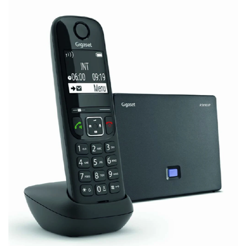 Gigaset AS690 IP Siyah Telsiz Dect Telefon * Türkçe menü * Hem Analog hem IP giriş* Işıklı renkli Ekran* Işıklı tuş takımı* Eller serbest (hands-free) görüşme* Arayan numarayı gösterme (20 adet)* 150 adet isimli hafıza* Tekrar arama (son 20 numara)*