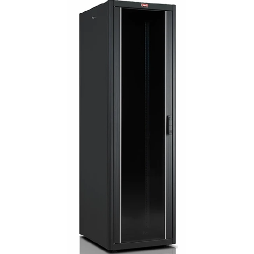 LANDE Lande Dynamic Basic 42U 19'' Dikili Tip Siyah Kabinet W=600 mm D=800 mm