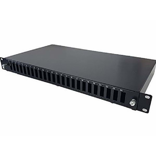 Alfafonet 102005-BL.06 Eco 24 Port SC Dublex Rack Tipi(Rackmount) Boş 1U Siyah Fiber Patch Panel / Kutu - 102005-BL.06