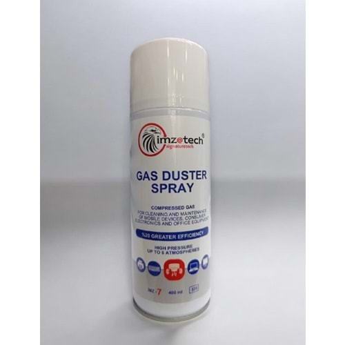 imzotech Gas Duster Spray – Compressed Gas – 400 ml