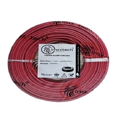 İmzatech Imzatech 17 18 2X2X0.80+0.80 J-Y (St) Y …. Lg Yangın Alarm Kablosu 100'LÜK