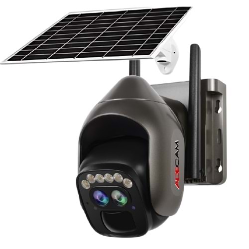 ADECAM-ADTP22-SOLAR-4G-CAMERA 3Mp + 3Mp 10X Optik Zoom 4g