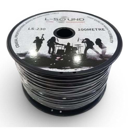 L-SOUND 100MT MIKROFON KABLOSU 100%BAKIR