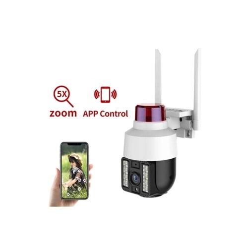 Speed Dome Kablosuz Dış Mekan Güvenlik Kamerası Cmr21 Camera Alarm-özellikli