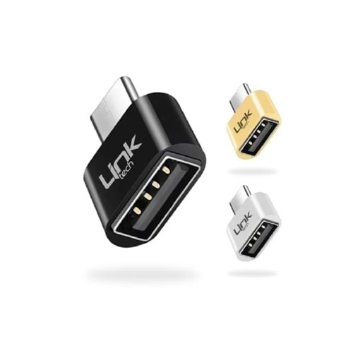 Linktech O192 Usb - Type-C Dönüştürücü Otg Metal Adaptör