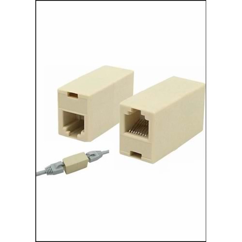 ALOSAT Adsl Kablo Uzatma Aparatı RJ45 Ek Cat5 Cat6 Ara (Köprü) - Gri