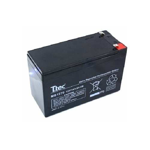 Akü 12V 7 Amper Kuru Akü