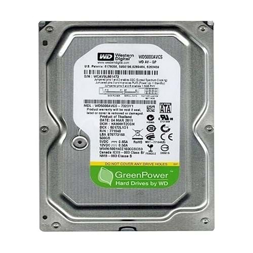 500GB HDD WESTERN DIGITAL