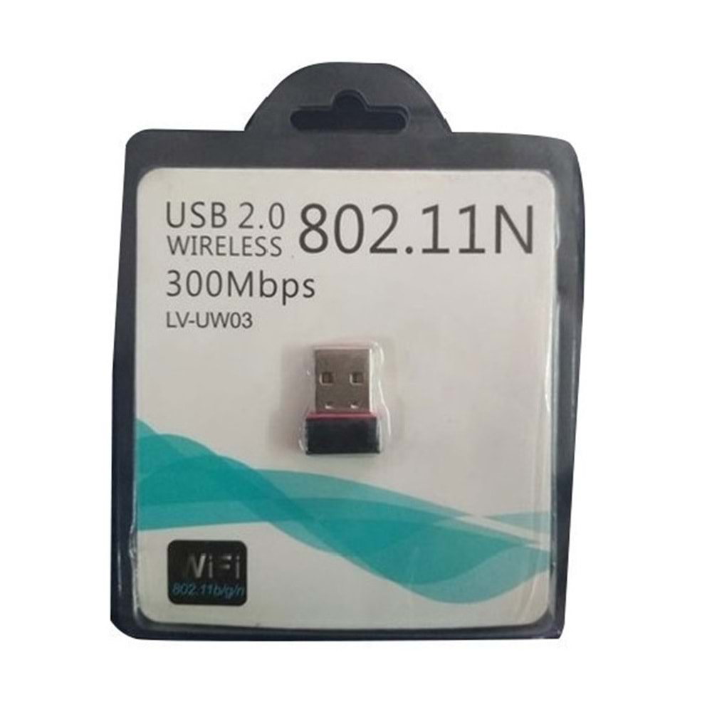 802.11N USB 2.0 Wireless WiFi Network Adapter, LV-UW03
