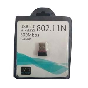 802.11N USB 2.0 Wireless WiFi Network Adapter, LV-UW03