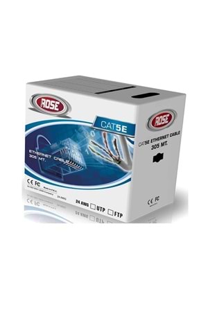 HADRON CAT5 Kablo UTP Gri 305Metre