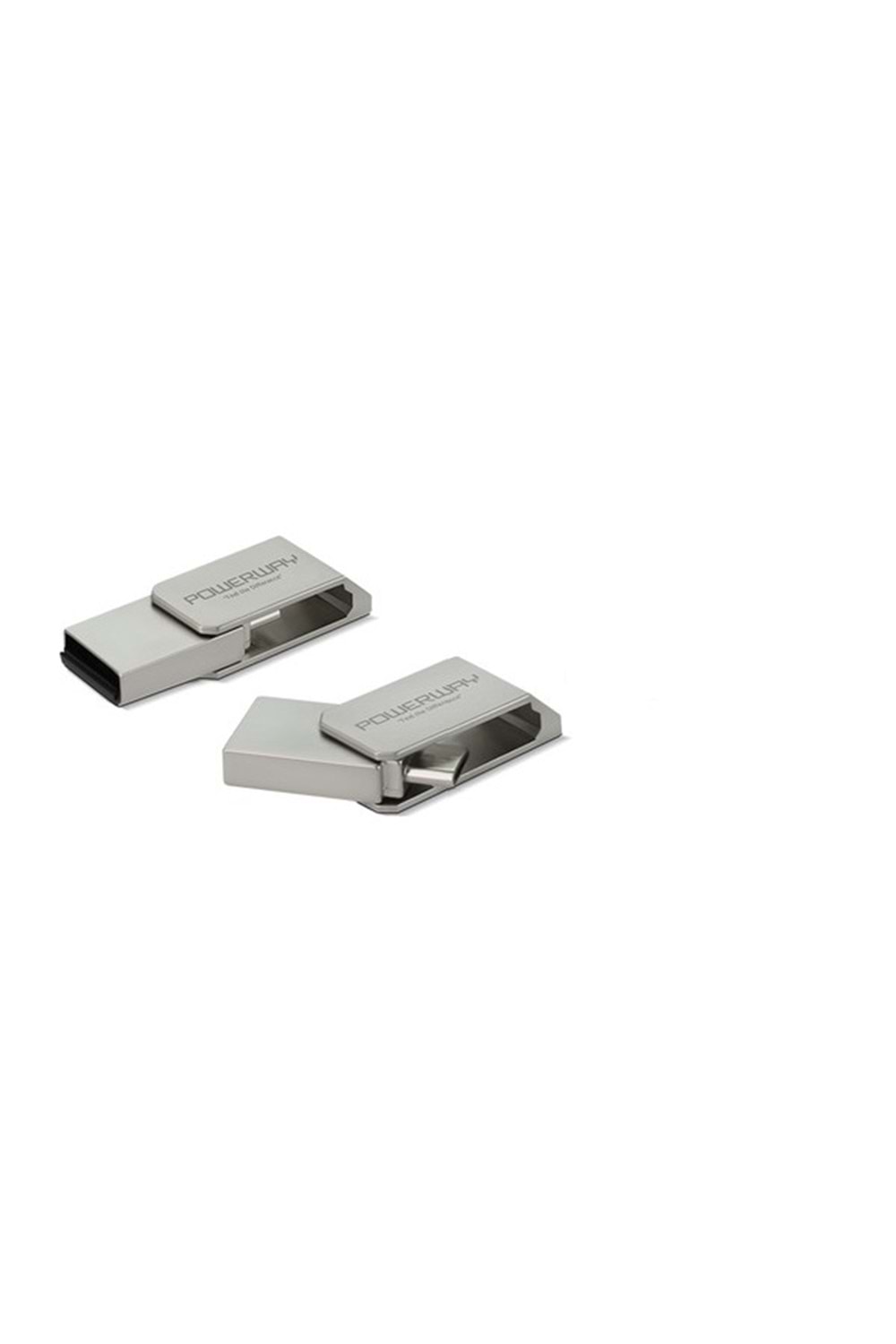 POWERWAY 64GB typc (typc Usb) Flash Bellek Metal Kasa