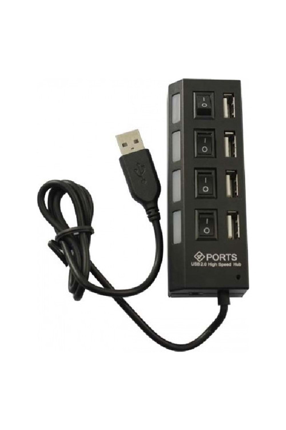 Polygold PG-286 4 Port USB Çoklayıcı 2.0 On-Off Tuşlu C-852 8680090057140