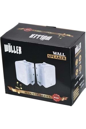 WÖLLER 10 Cm 8 Ohm Beyaz Sütun Hoparlör W-4100 B