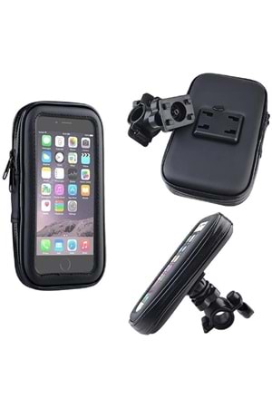Panaaz Fashion Weather Resistant Bike Mount Stand Case For Bike Phone Holder for All Smartphone [4-6 Inch Screens] Bike Mount Bicycle Holder in Black Colour #alosat