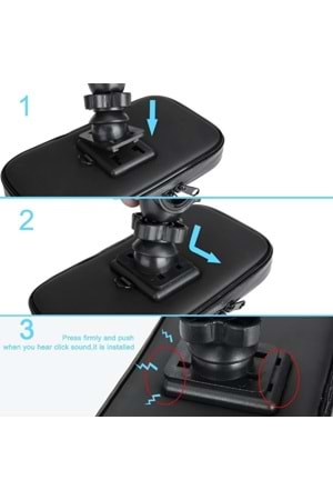 Panaaz Fashion Weather Resistant Bike Mount Stand Case For Bike Phone Holder for All Smartphone [4-6 Inch Screens] Bike Mount Bicycle Holder in Black Colour #alosat